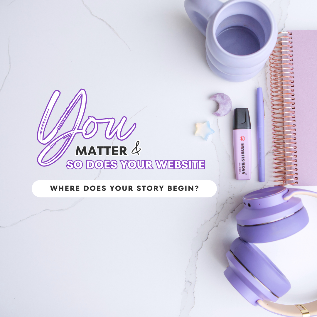 You matter and so does your website image - Brittany Hardy podia pro, podia website designer
