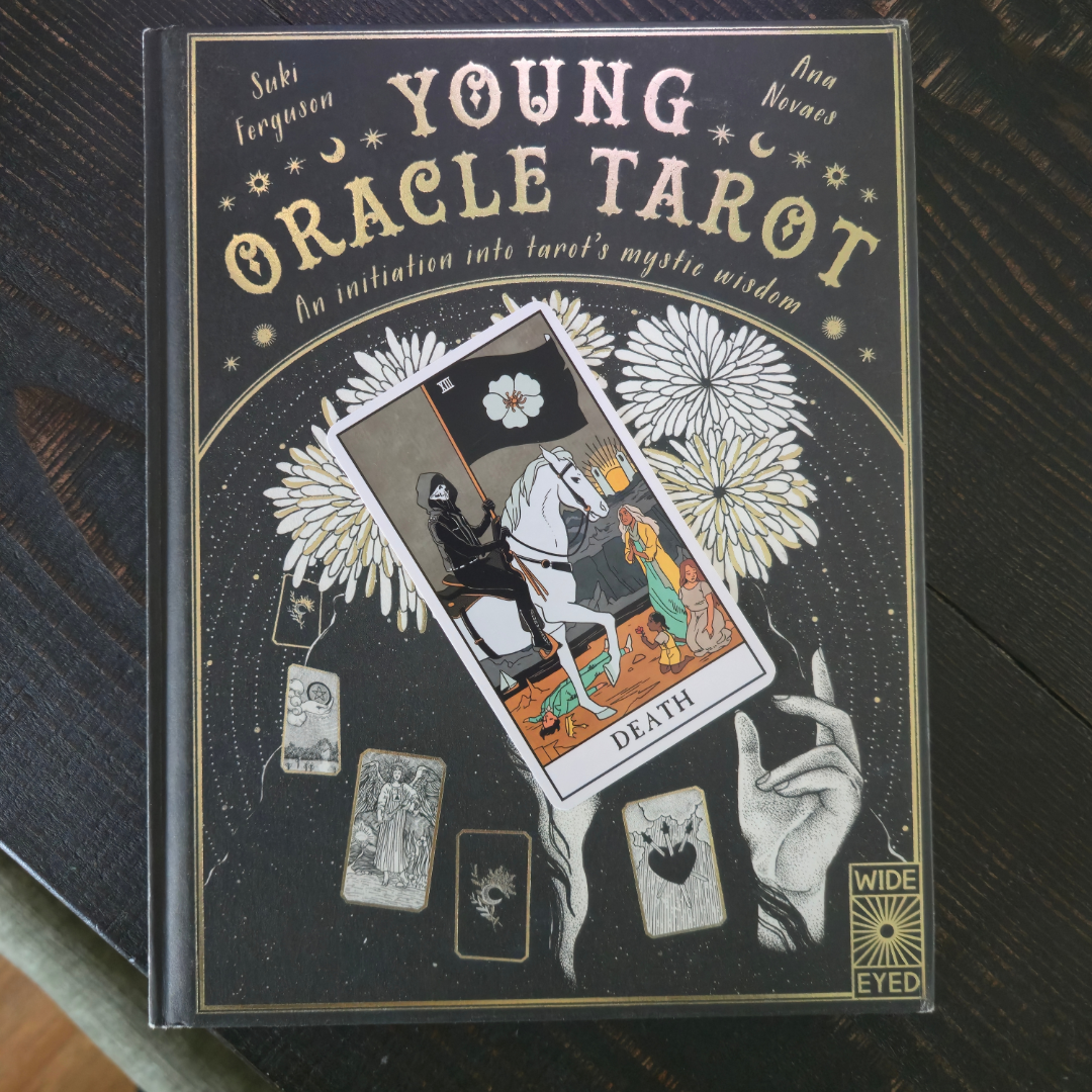 Death card in tarot deck symbolizing transformation and new beginnings.