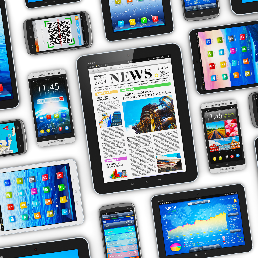 Media on various mobile devices