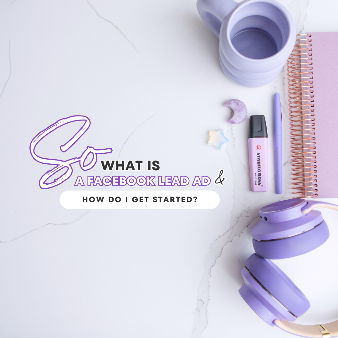 Facebook lead ad image custom - brittany hard, agency owner and podia pro, Facebook lead ad, email list growth ads