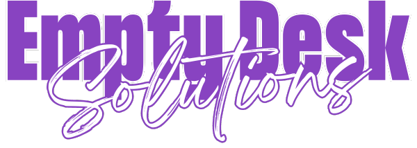 Empty Desk Solutions Logo | Brittany Hardy | Podia Pro